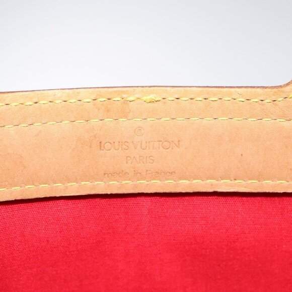 LOUIS VUITTON Monogram Vernis Stanton Tote Bag Red - Picture 12 of 16